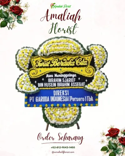 Papan Bunga Duka di Tusan