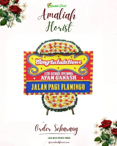 Bunga Papan Congratulation di Tusan